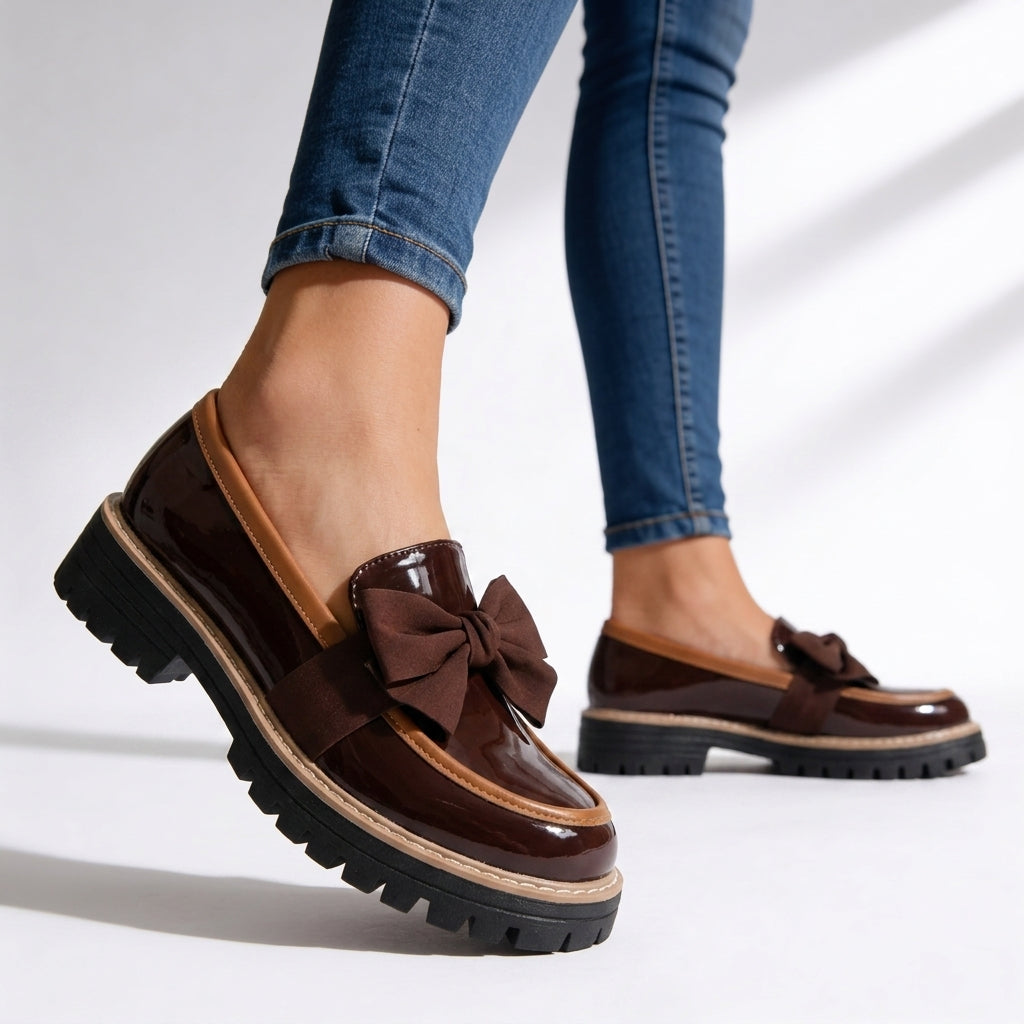 Marcella Orthopedic Bow Loafers