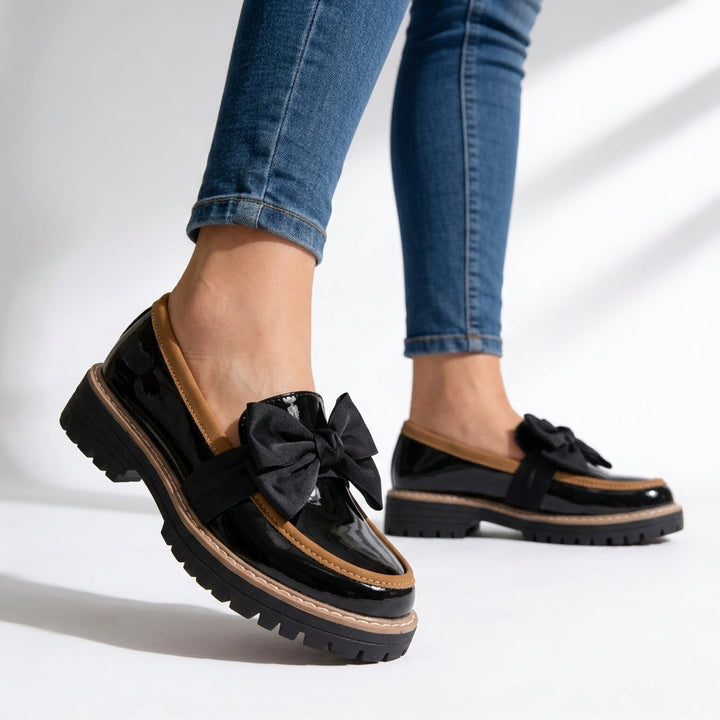Marcella Orthopedic Bow Loafers