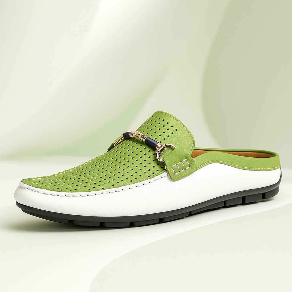 Delvani Leather Mules