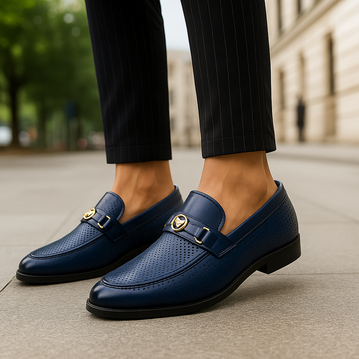 Vercini Perforated Loafers
