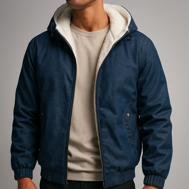 Calvin Fleece-Lined Hooded Jacket