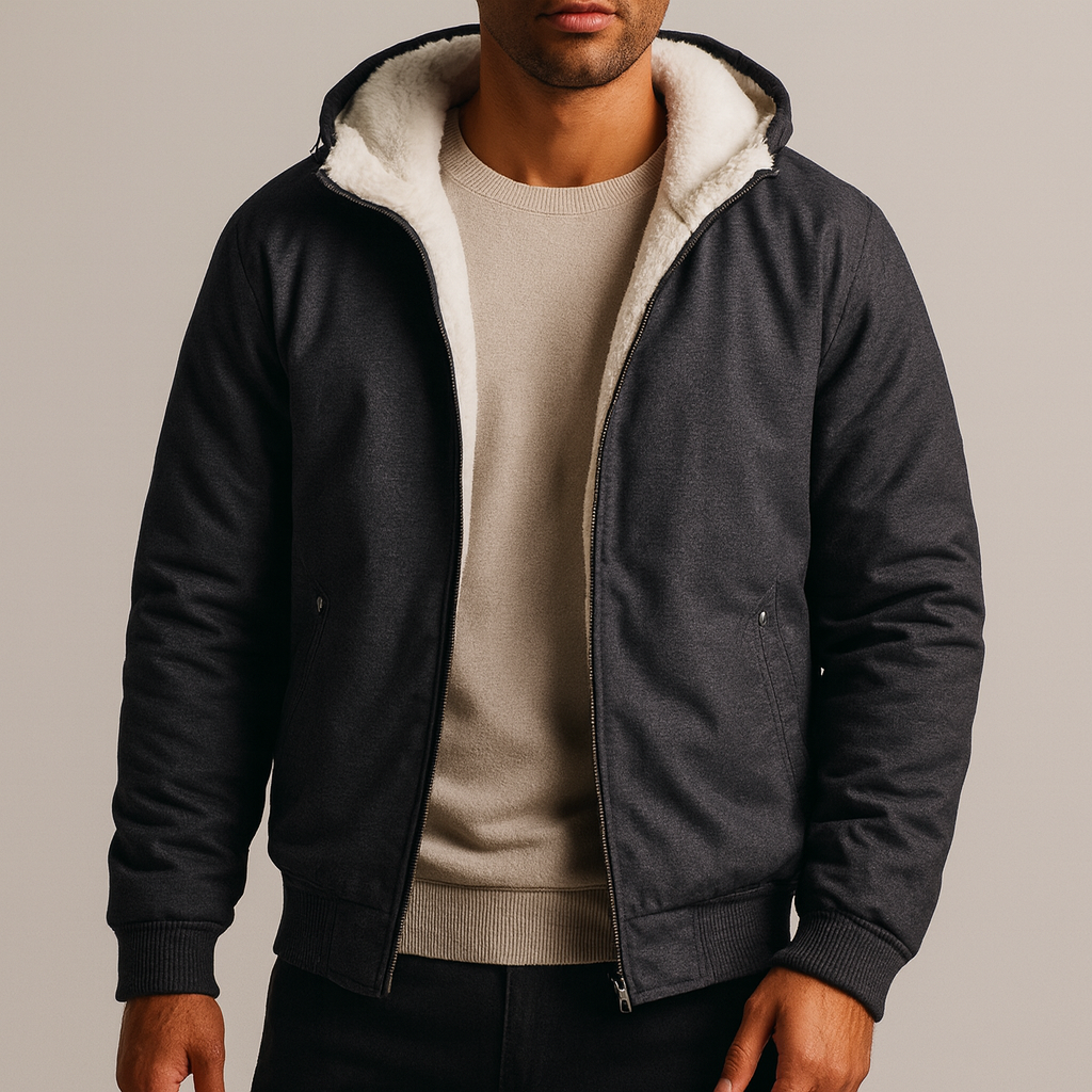 Calvin Fleece-Lined Hooded Jacket
