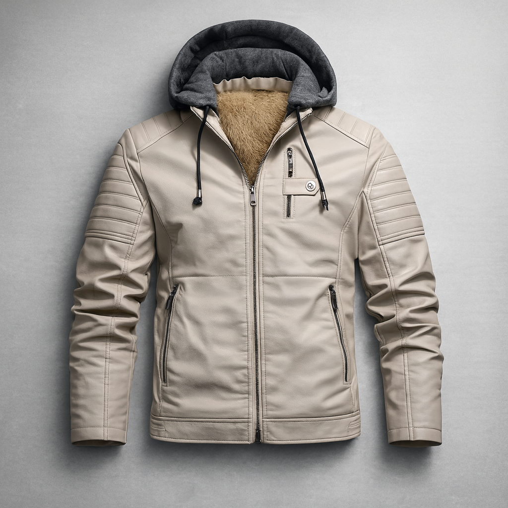 Rexton Hooded Leather Jacket