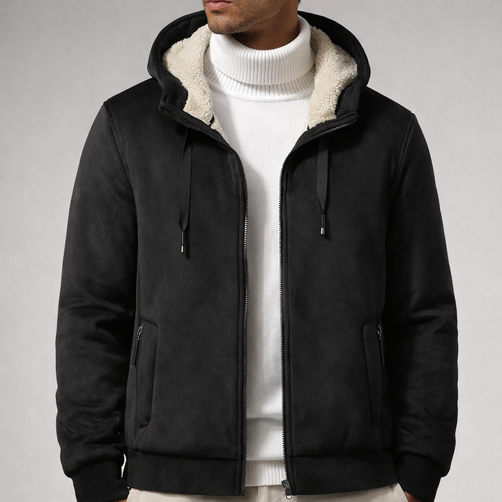 Hollis Sherpa-Lined Hooded Jacket