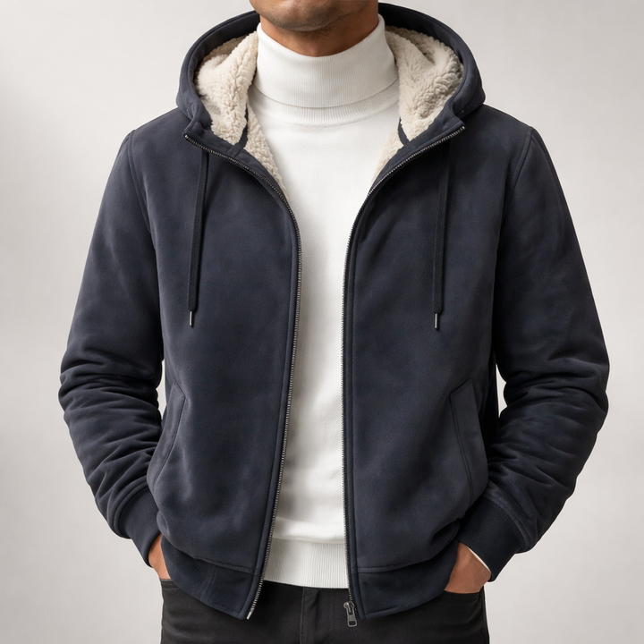 Hollis Sherpa-Lined Hooded Jacket