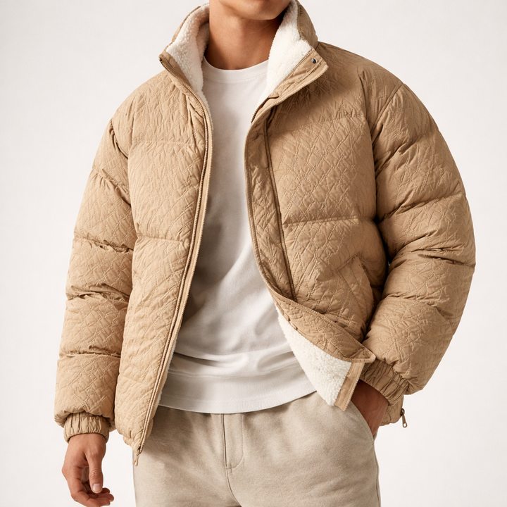 Langston Sherpa Puffer Jacket