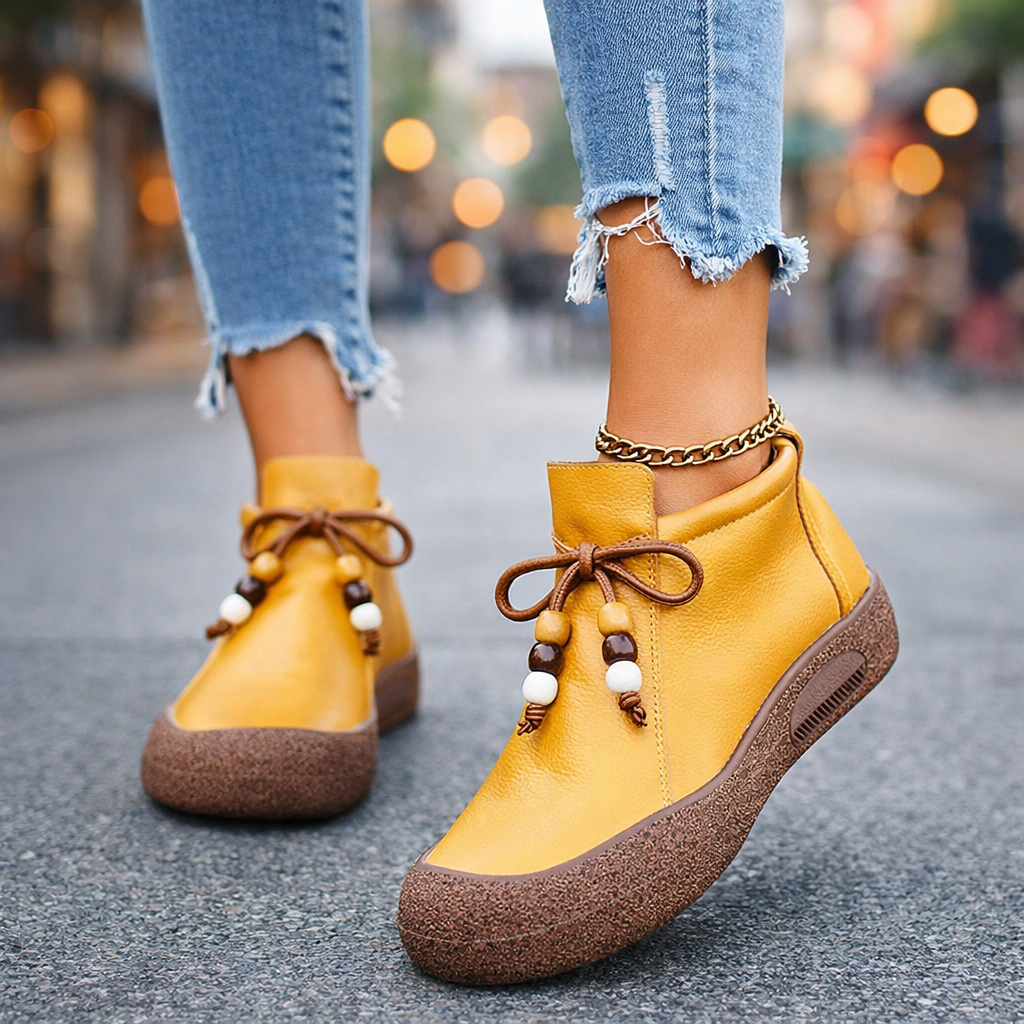 Zorena Leather Rise Boots