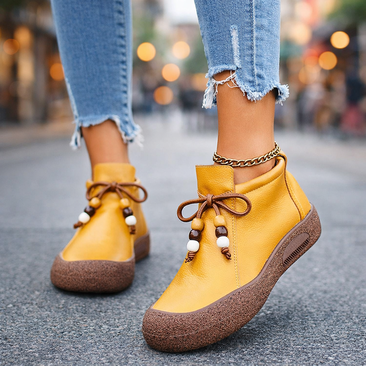 Zorena Leather Rise Boots
