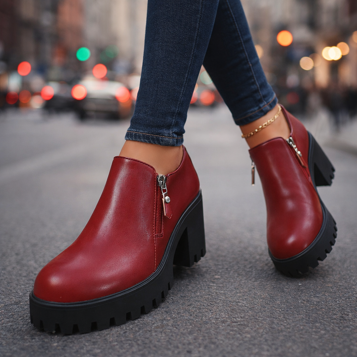 Ravella Forge Leather Heels