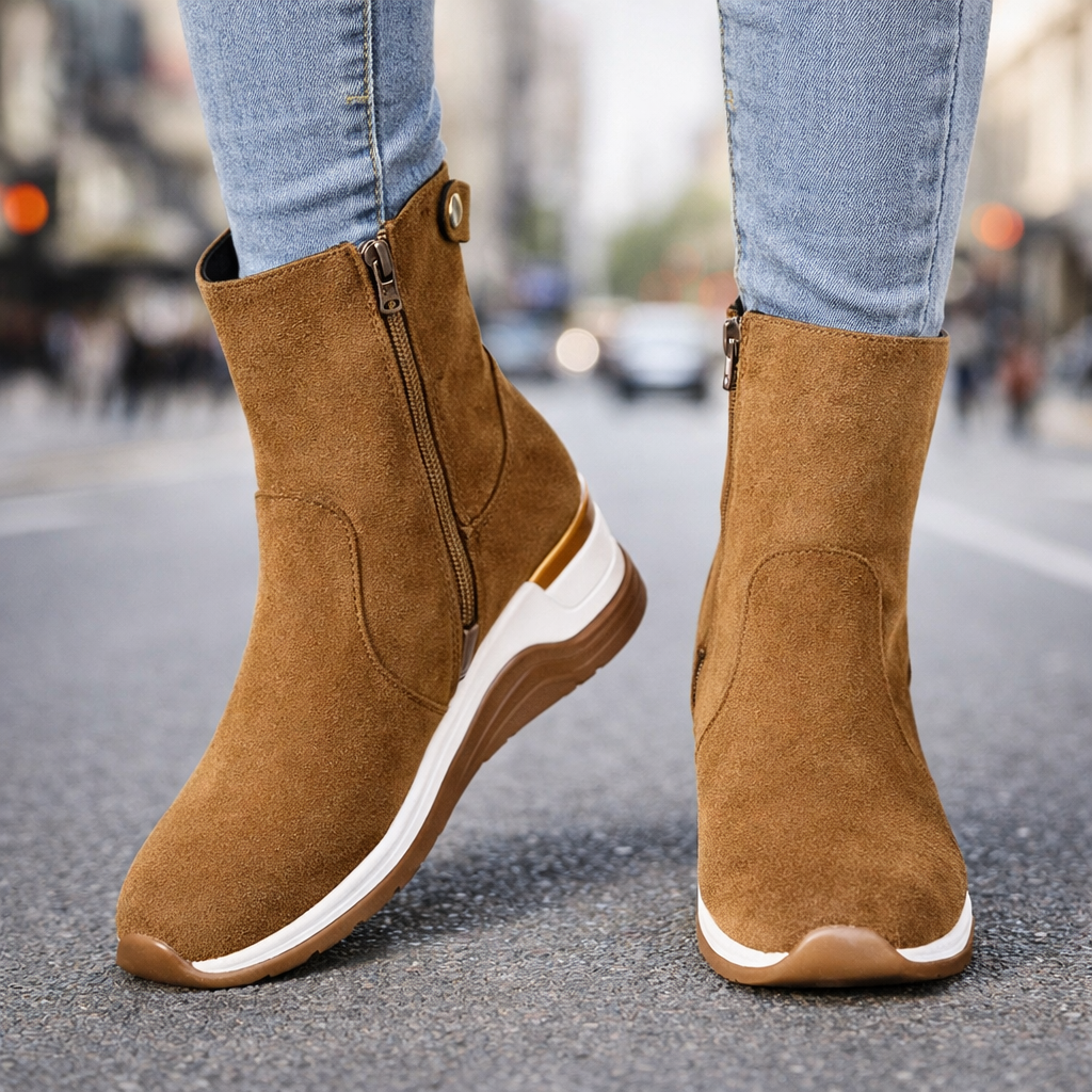 Elara Step Zip Boots
