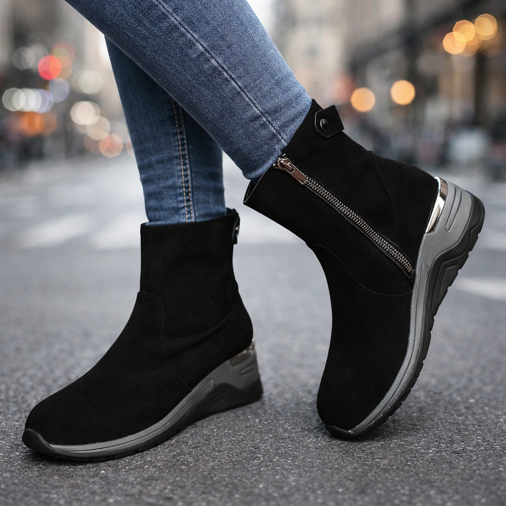Elara Step Zip Boots