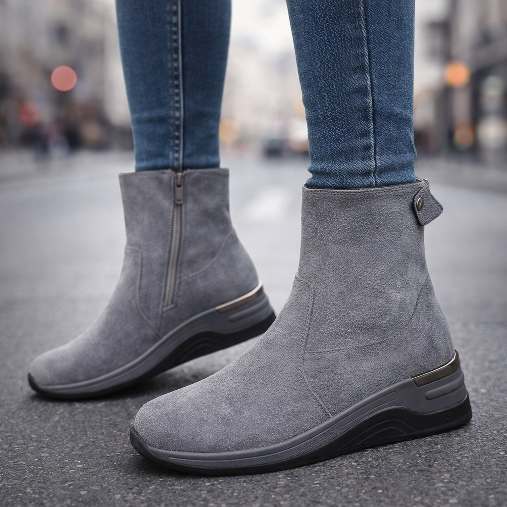 Elara Step Zip Boots