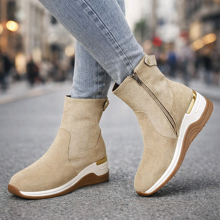 Elara Step Zip Boots