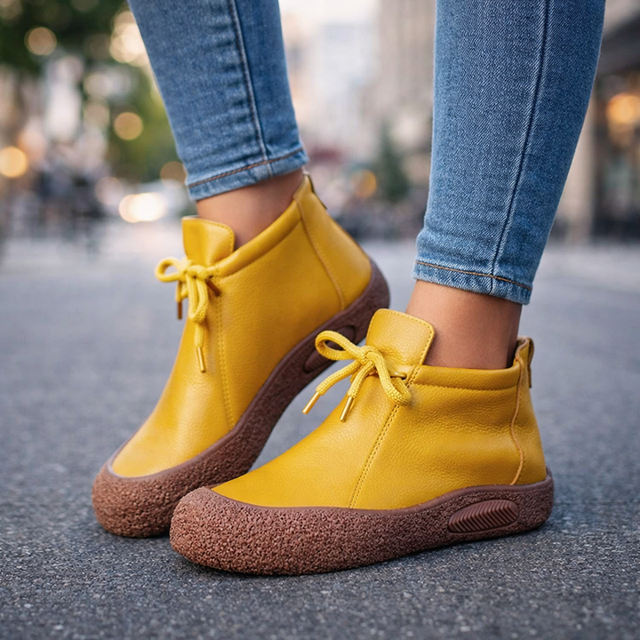 Valnera Leather Lace Platforms