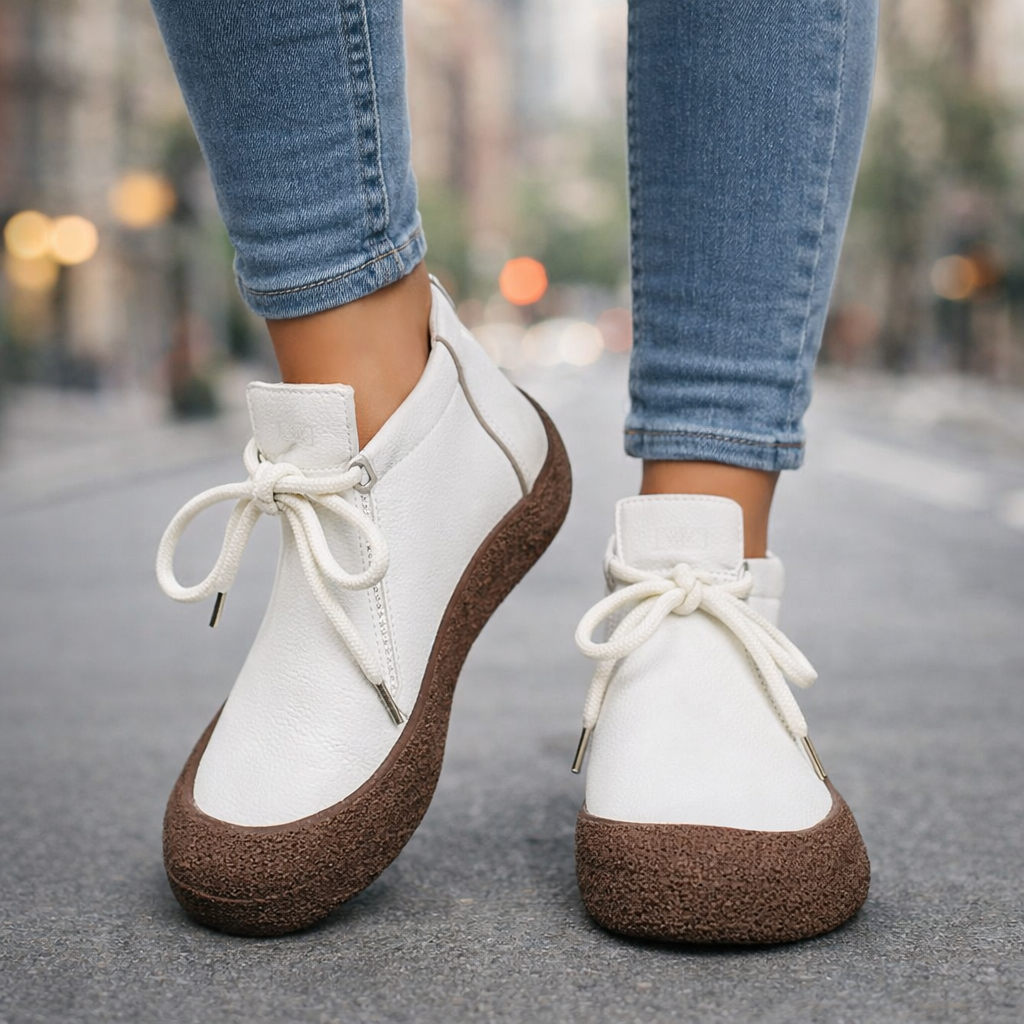 Valnera Leather Lace Platforms
