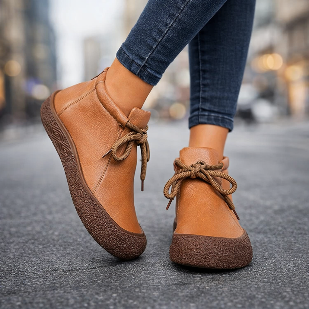 Valnera Leather Lace Platforms