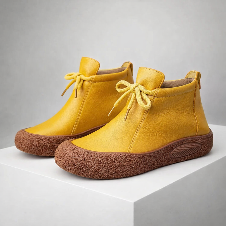 Valnera Leather Lace Platforms