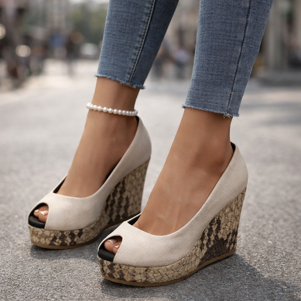 Calista Woven Wedges