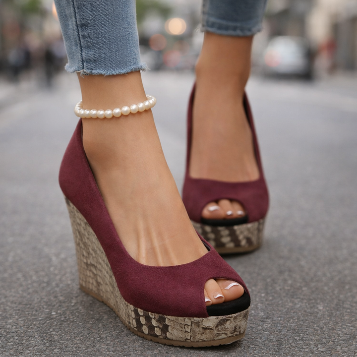 Calista Woven Wedges