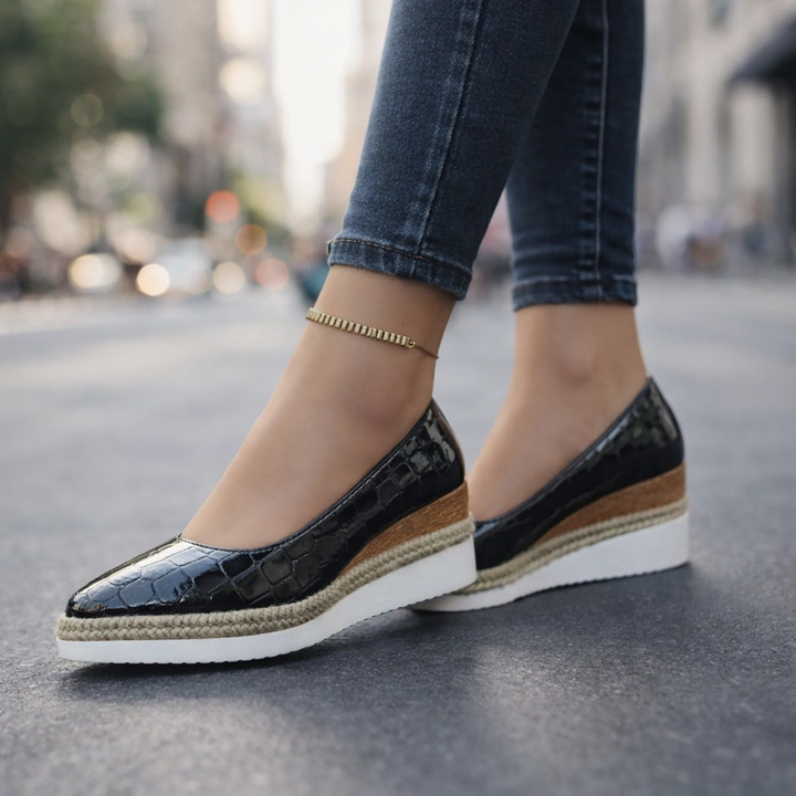 Lauren Leather Platforms