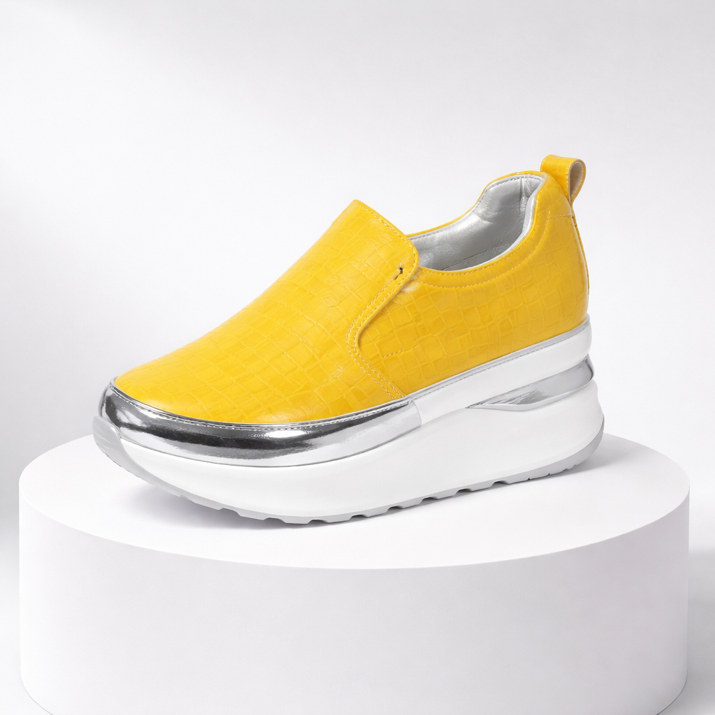 Novera Rise Leather Platforms