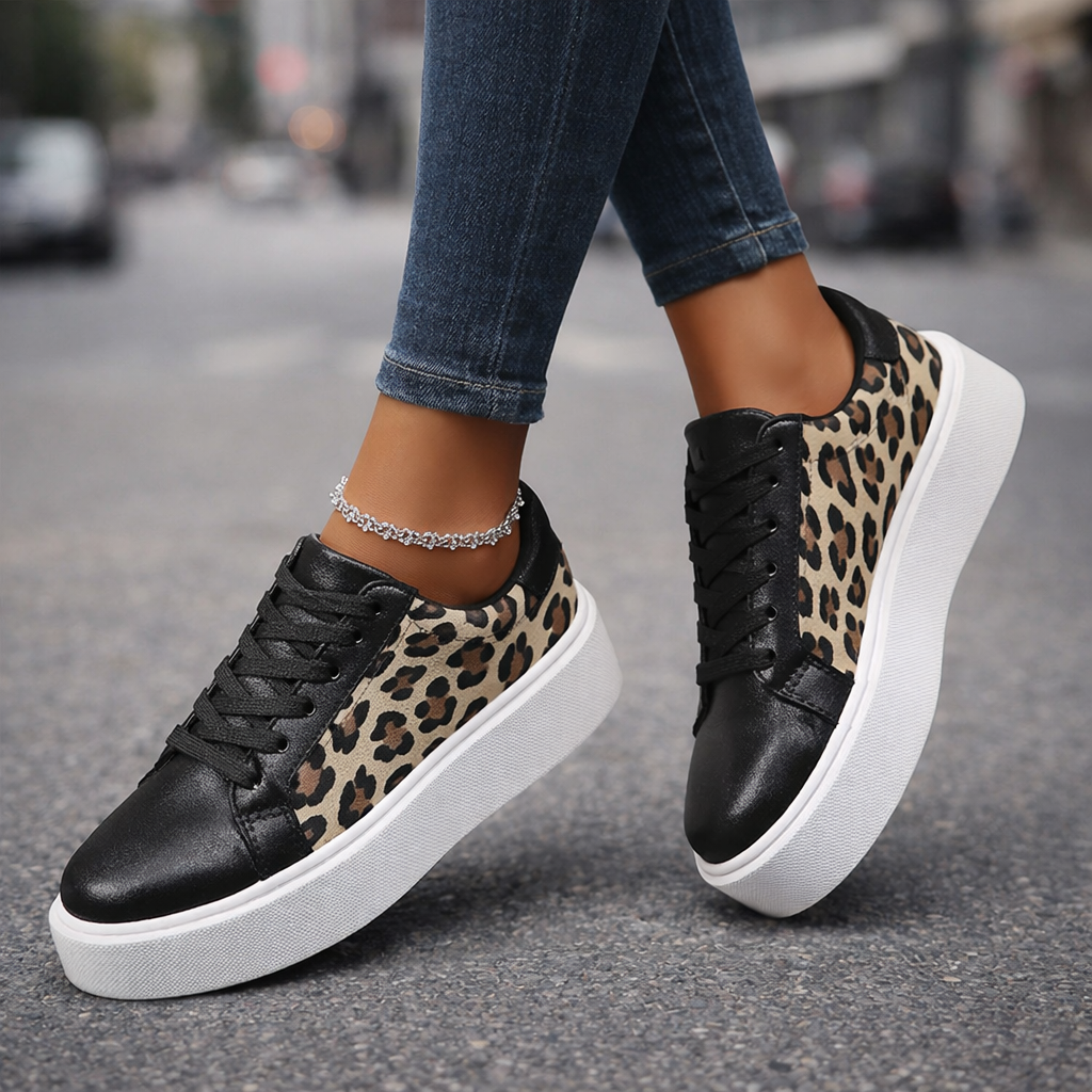 Savina Leopard Sneakers