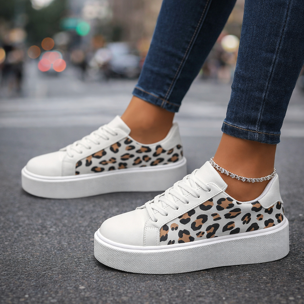 Savina Leopard Sneakers