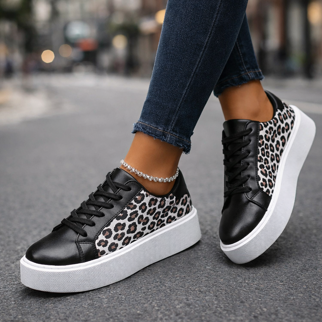 Savina Leopard Sneakers
