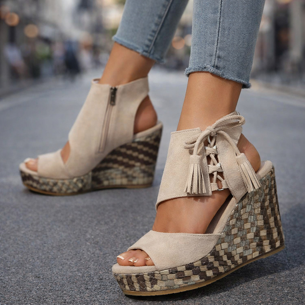 Calindra Wedge Sandals