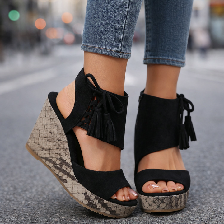 Calindra Wedge Sandals