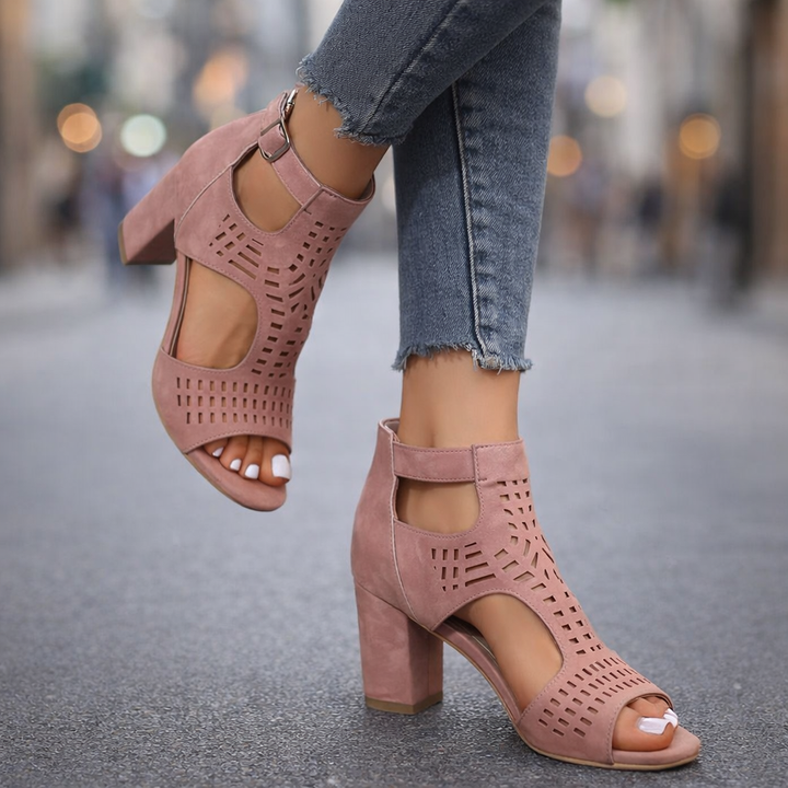 Seravina Cutout Heels