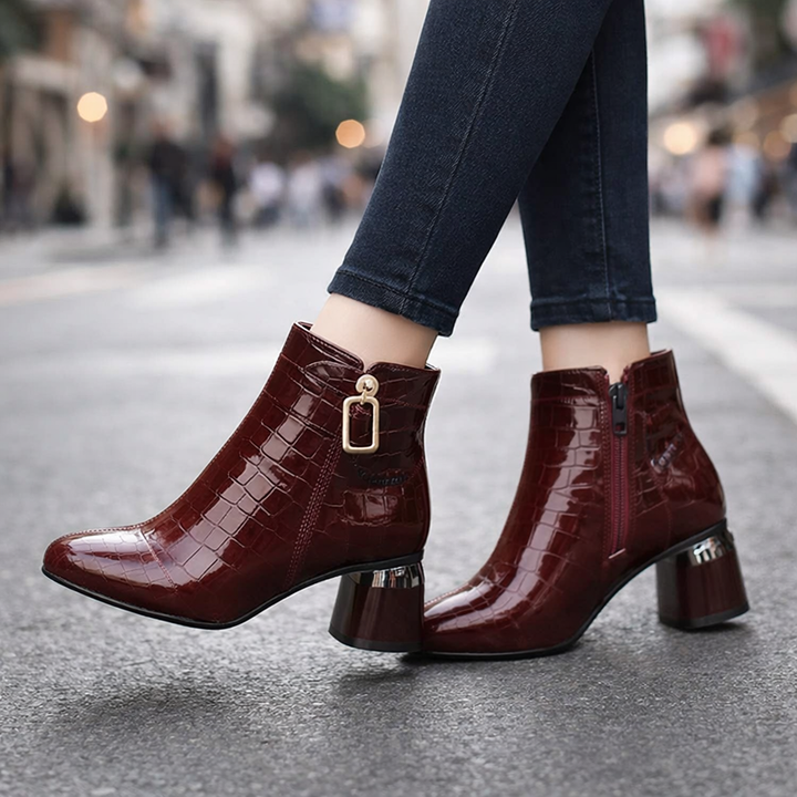 Velmira Leather Boots