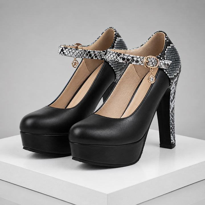 Sienna Leather Heels