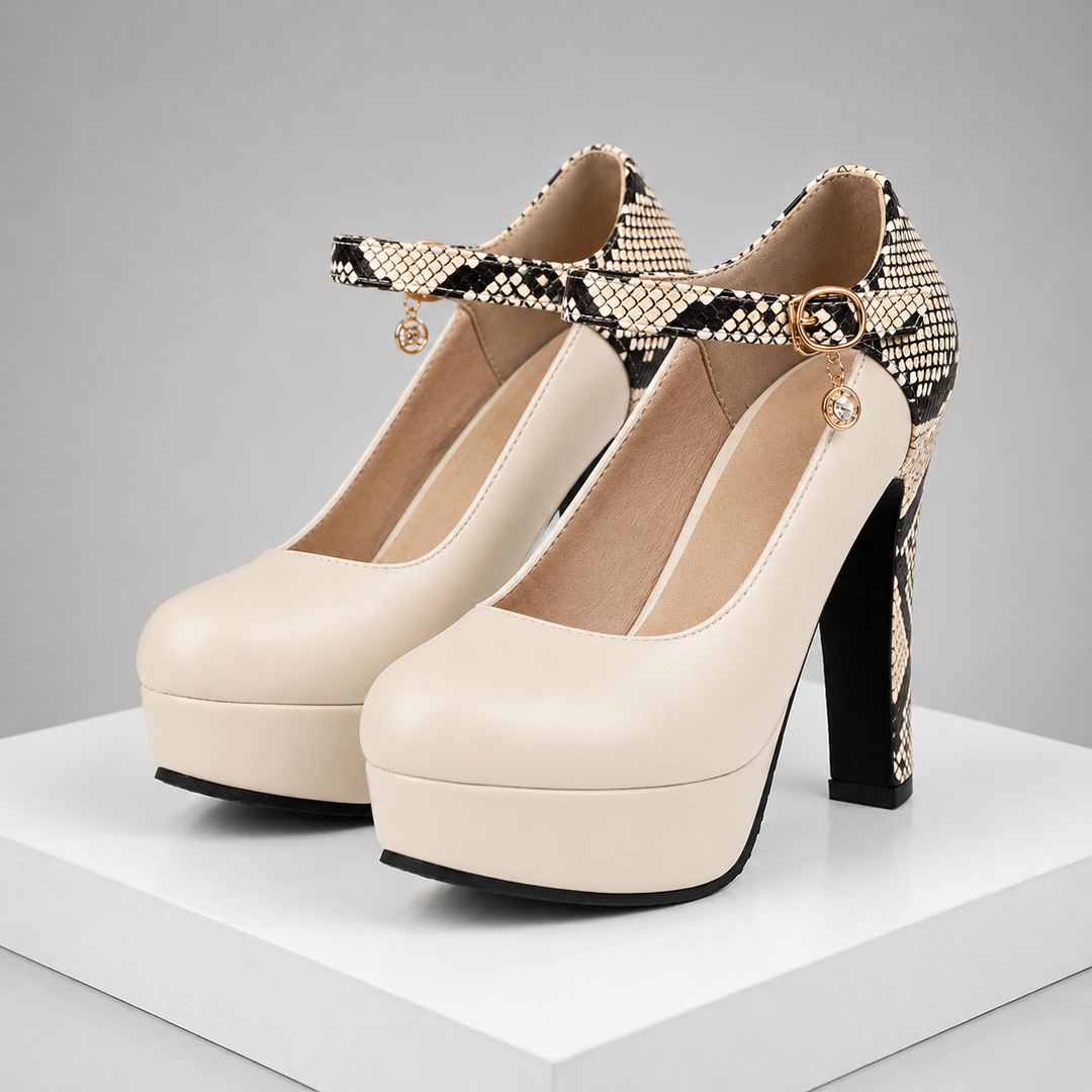 Sienna Leather Heels
