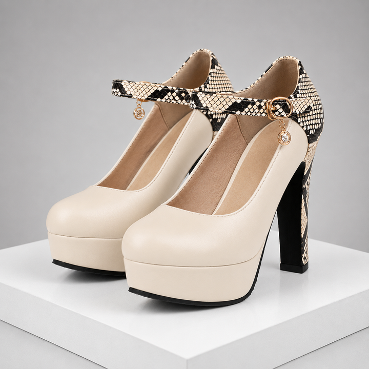 Sienna Leather Heels