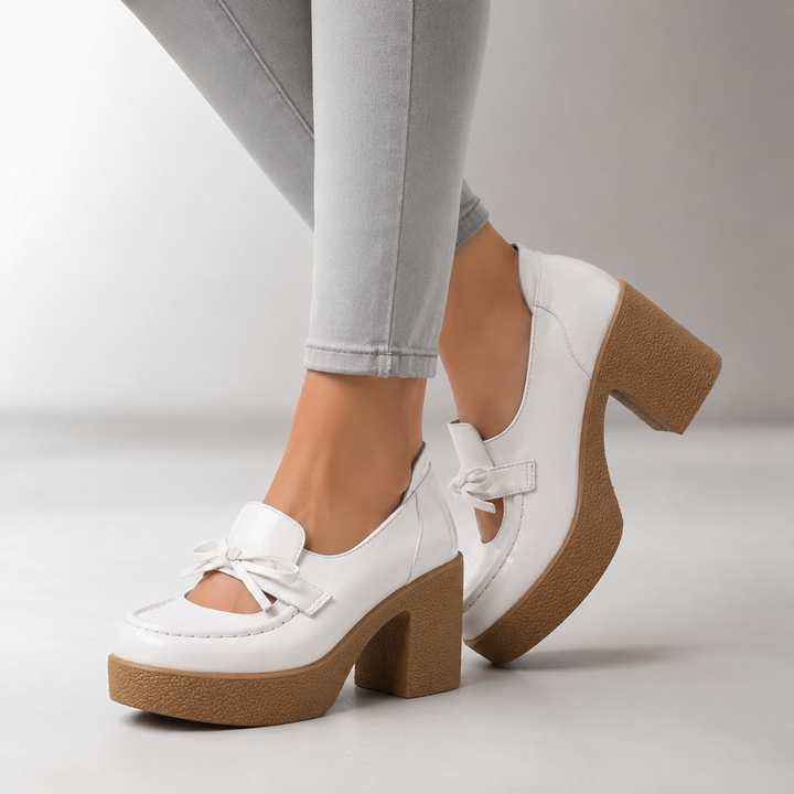 Noemi Leather Heels