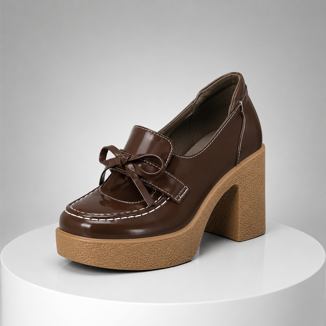 Noemi Leather Heels