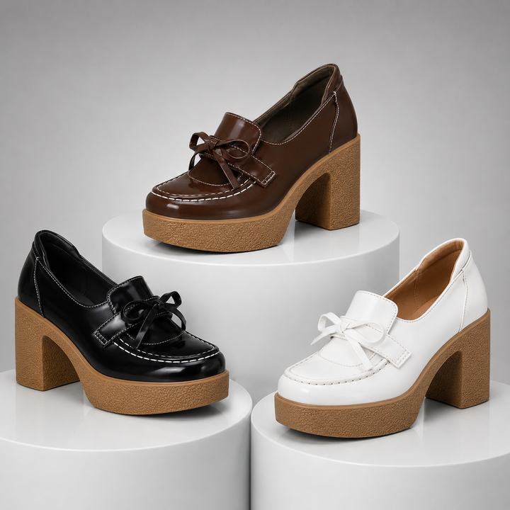 Noemi Leather Heels