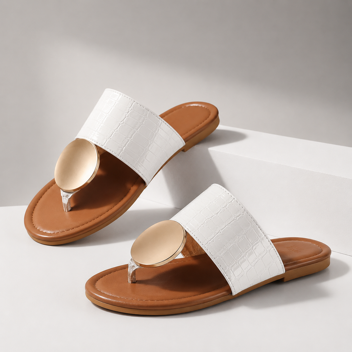 Solene Leather Sandals