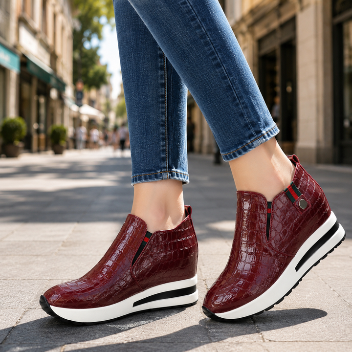 Alessia Croc Sneakers