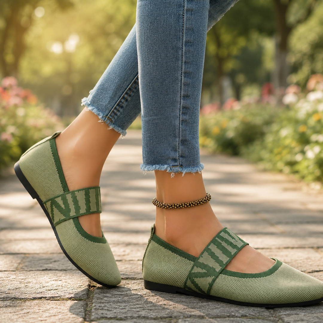 Celeste Knit Flats