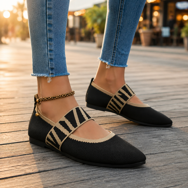 Celeste Knit Flats