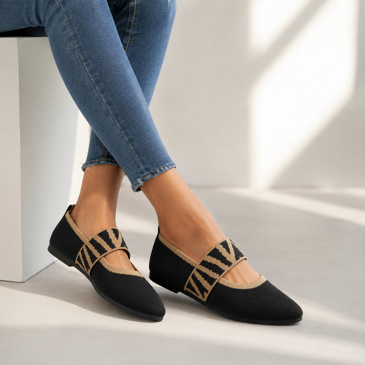 Celeste Knit Flats