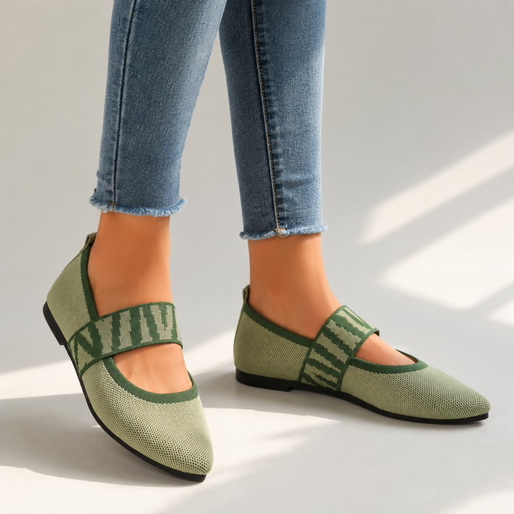Celeste Knit Flats
