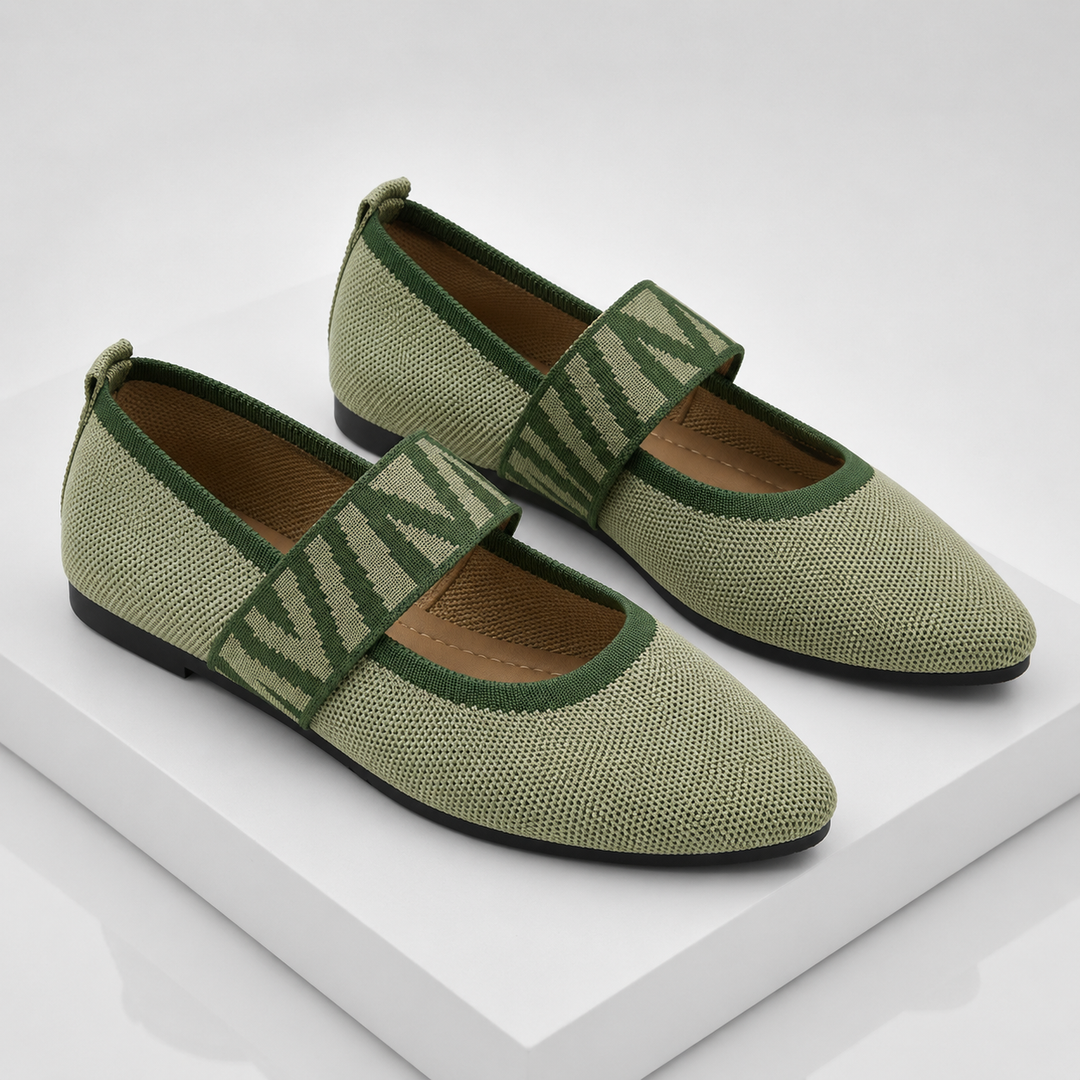 Celeste Knit Flats