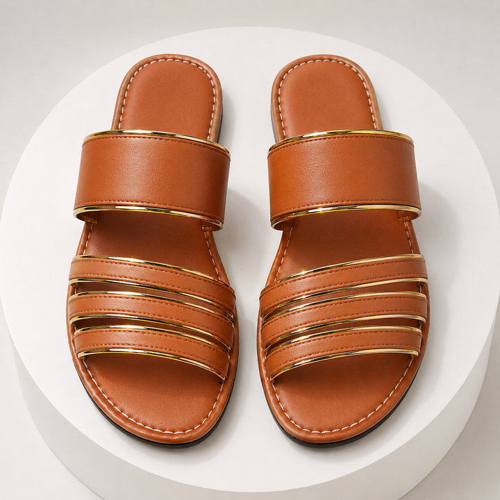 Alina Leather Sandals