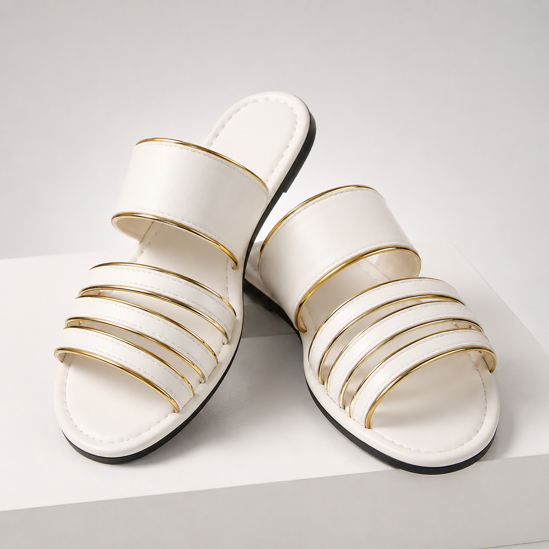 Alina Leather Sandals