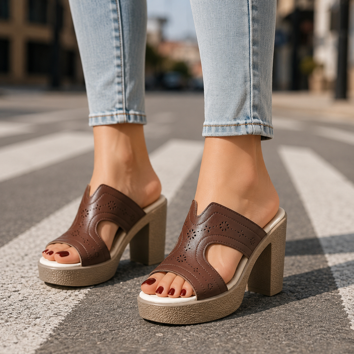Brinley Leather Platforms
