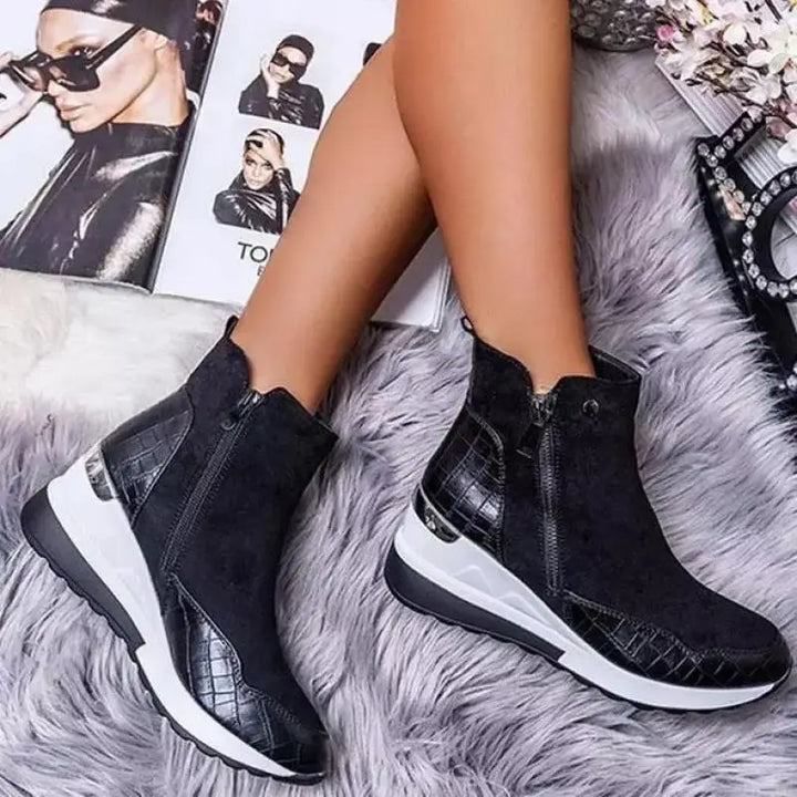 Arvani Mid-Top Sneakers