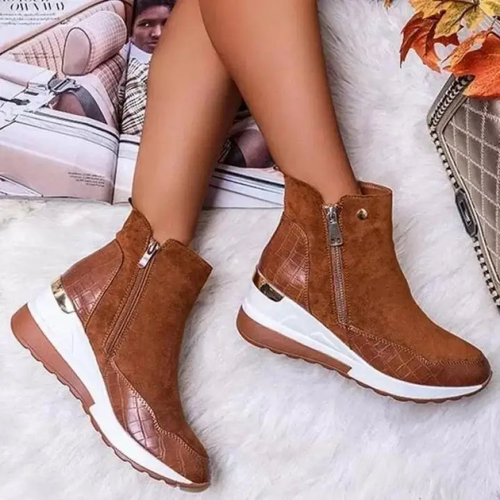 Arvani Mid-Top Sneakers